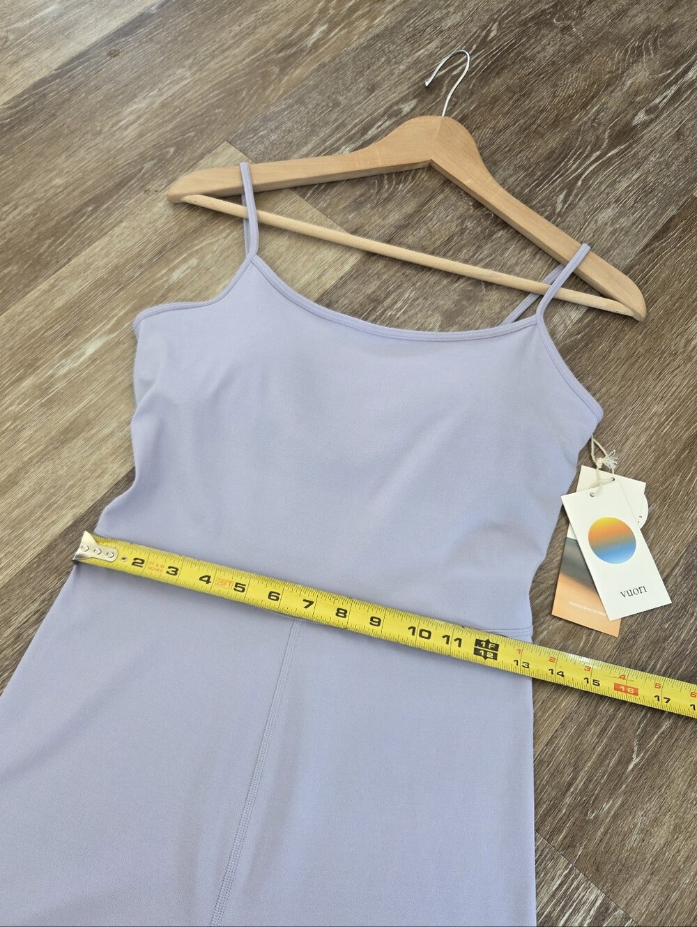 Vuori AllTheFeels Onesie NWT Lavender Mist Performance Stretch Athletic Yoga Gym - Picture 6 of 14
